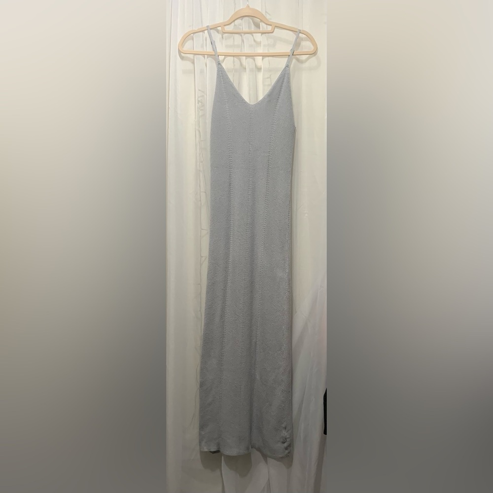 Freshman 1996 Grey Knit Maxi Dress